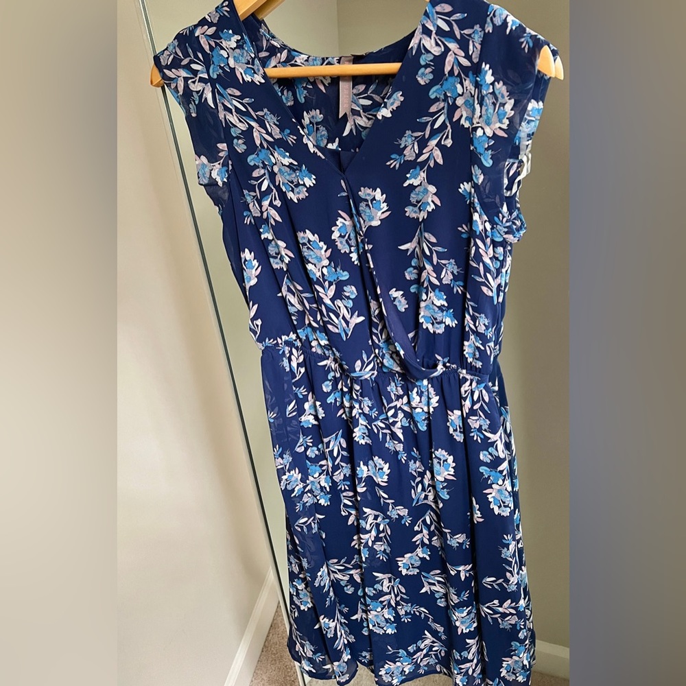 Brina & Em Floral Navy Dress size XS